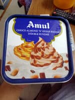 Choco Almond N' Kesar Badam Double Sundae