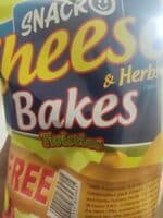 Snacko Cheese & Herbs Flavour Bakes Twisties