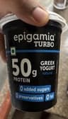 epigamia TURBO 50g protein yogurt