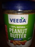 Veeba Peanut Butter Unsweetened