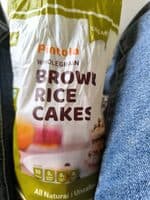 Wholegrain brown rice cakes unsalted