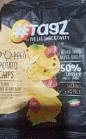 Popped potato chips Italian Cheese flavour